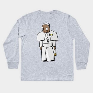 I Voted, Pope Kids Long Sleeve T-Shirt